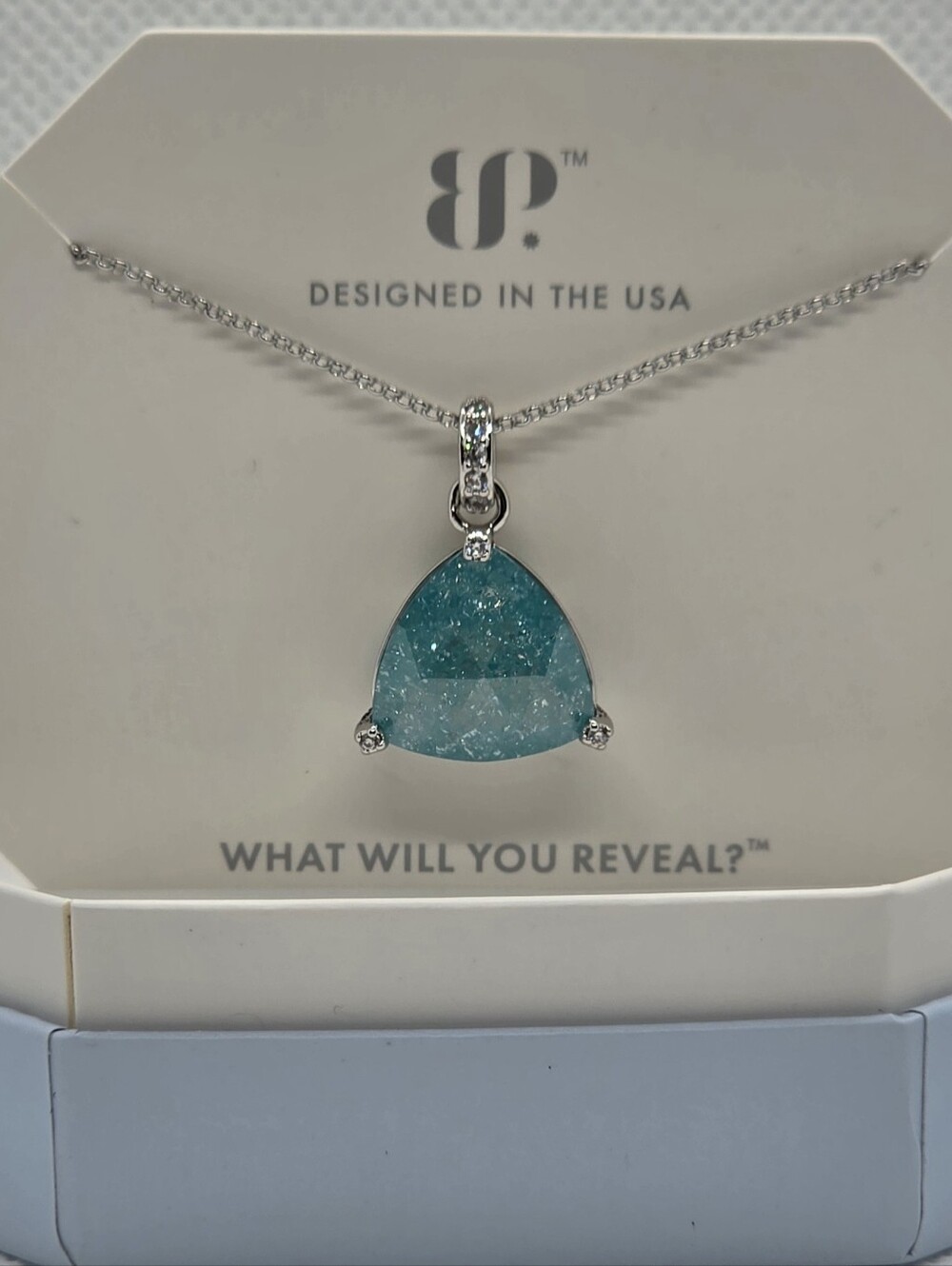 BP OG Triangle Pendant Necklace -